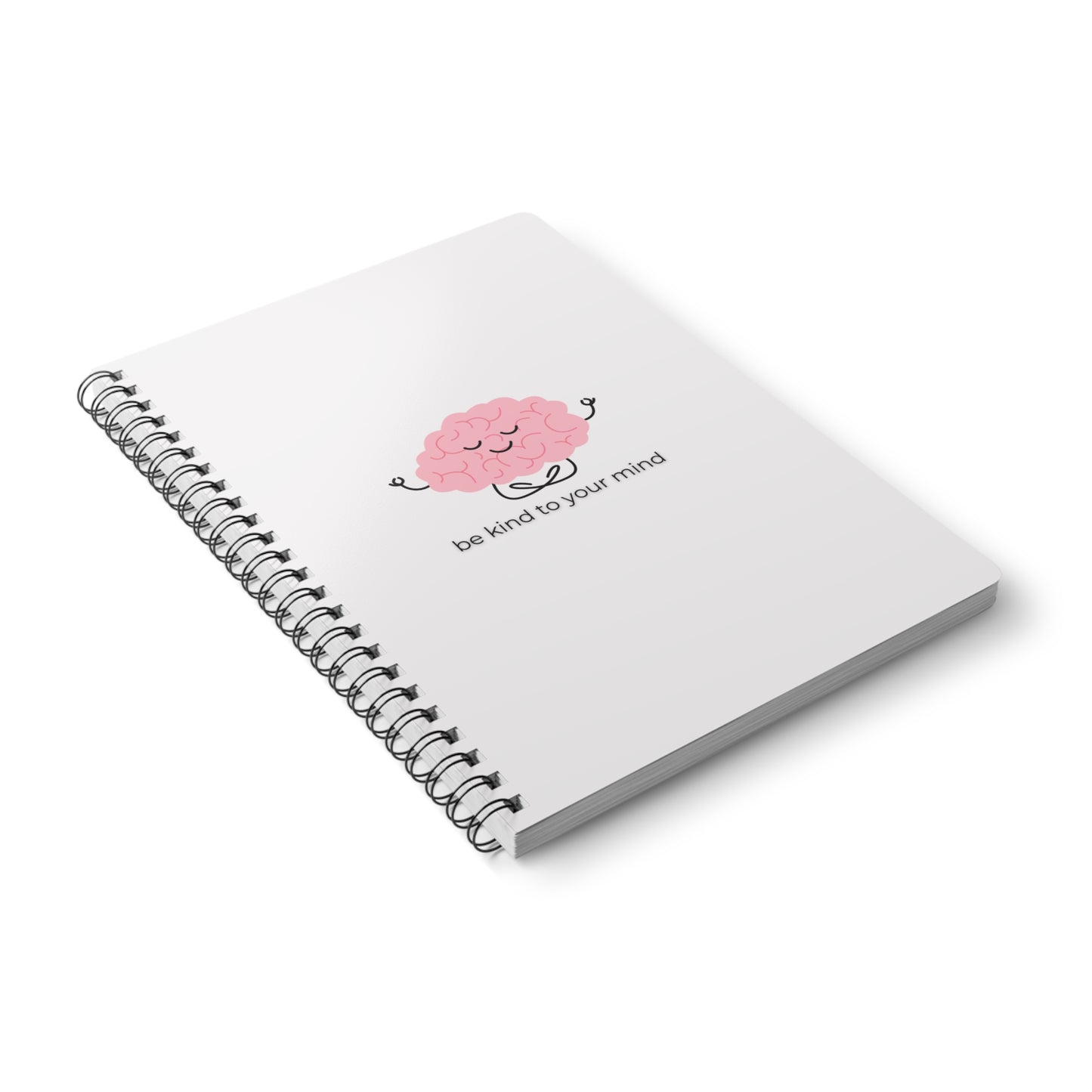 Be Kind to Your Mind A5 Notebook – Off-White Cover