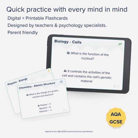 GCSE Science Memory Boost Flashcards