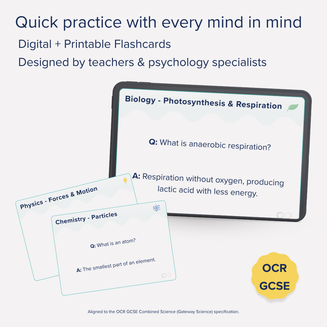 GCSE Science Memory Boost Flashcards