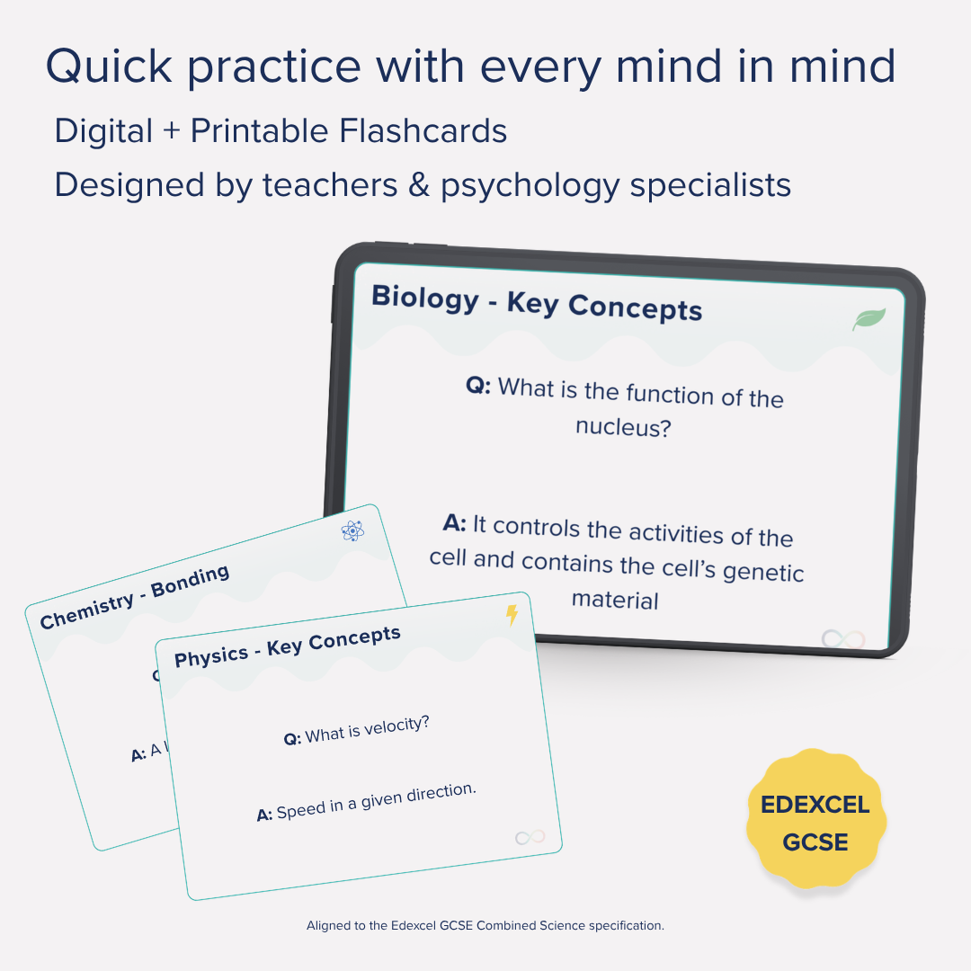 GCSE Science Memory Boost Flashcards